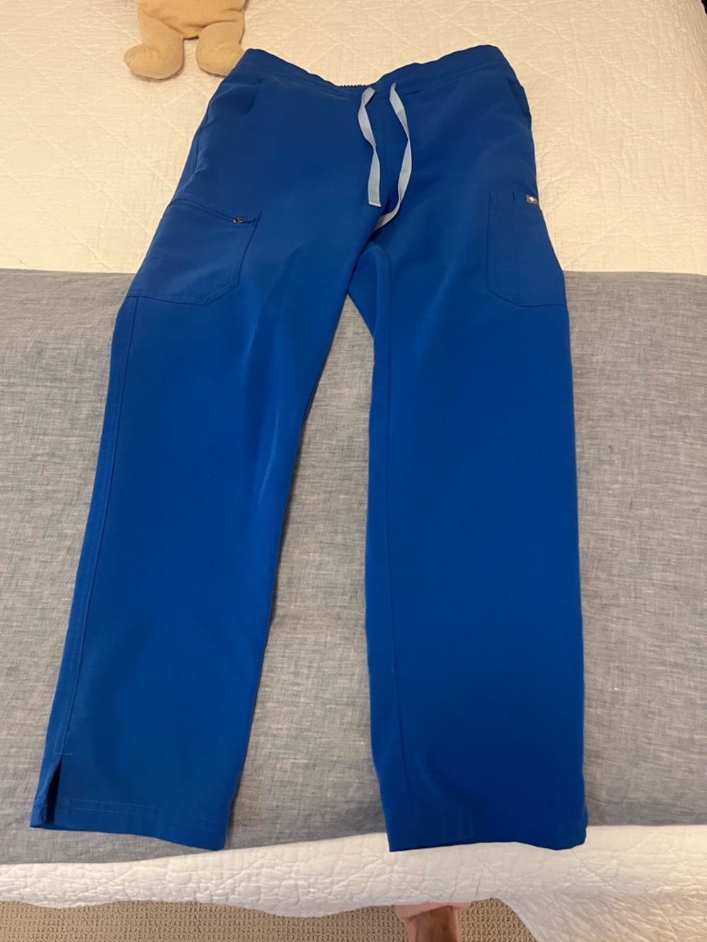 Figs Cobalt Blue Drawstring Jogger Scrub Pants